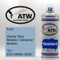 Preview: Ford, Glacier Blue Metallic / Gletscher Metallic, 1G / XSC1690B-1690C: 400ml Sprühdose, von ATW Autoteile West.